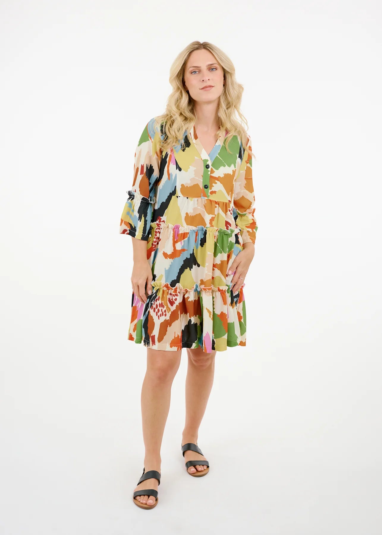 Luciana Dress Splash Print 1664