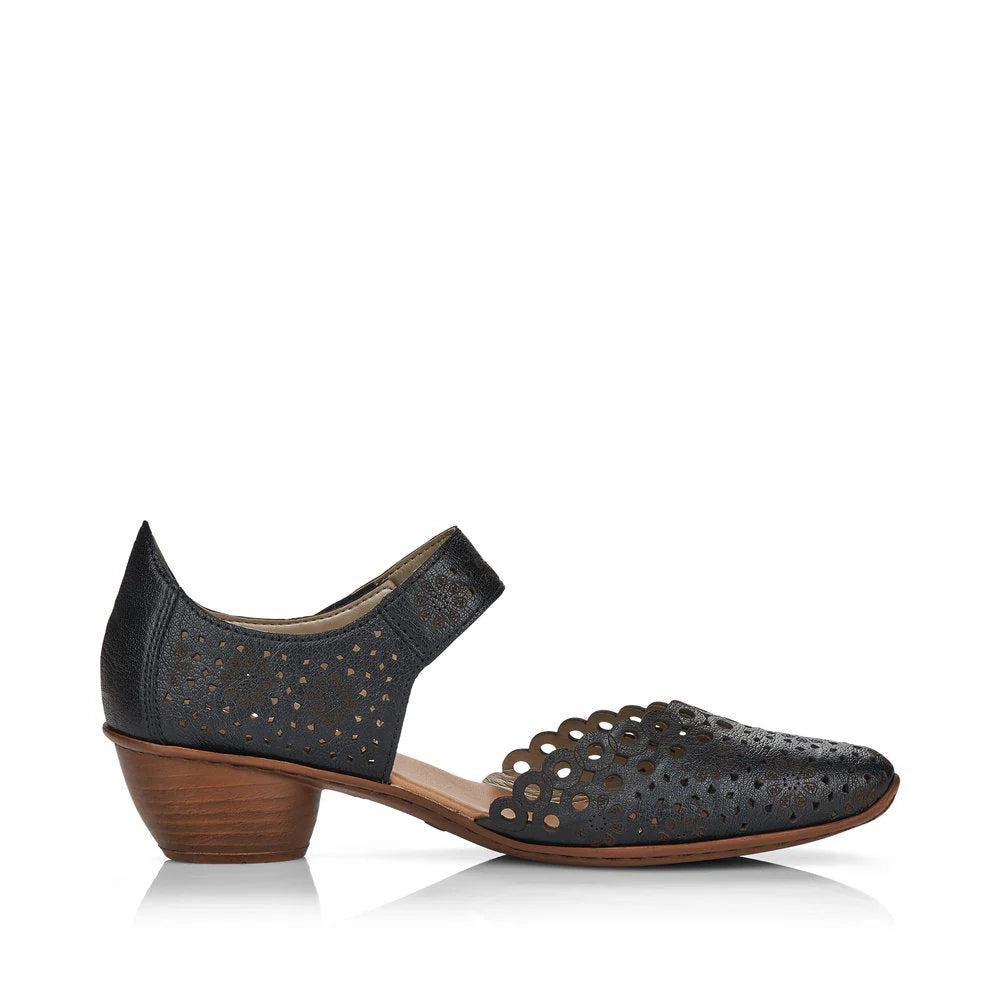 Black Rieker Pumps