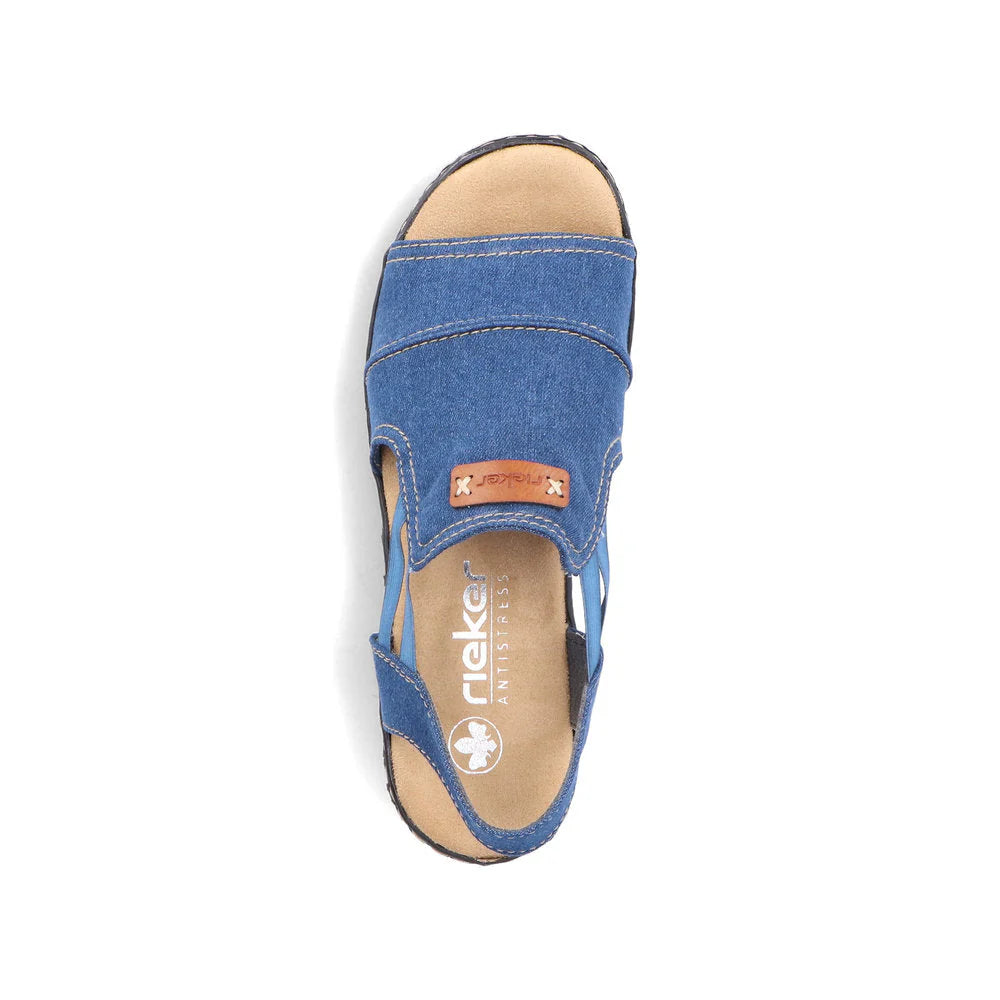 Rieker Blue Sandal 62982-12