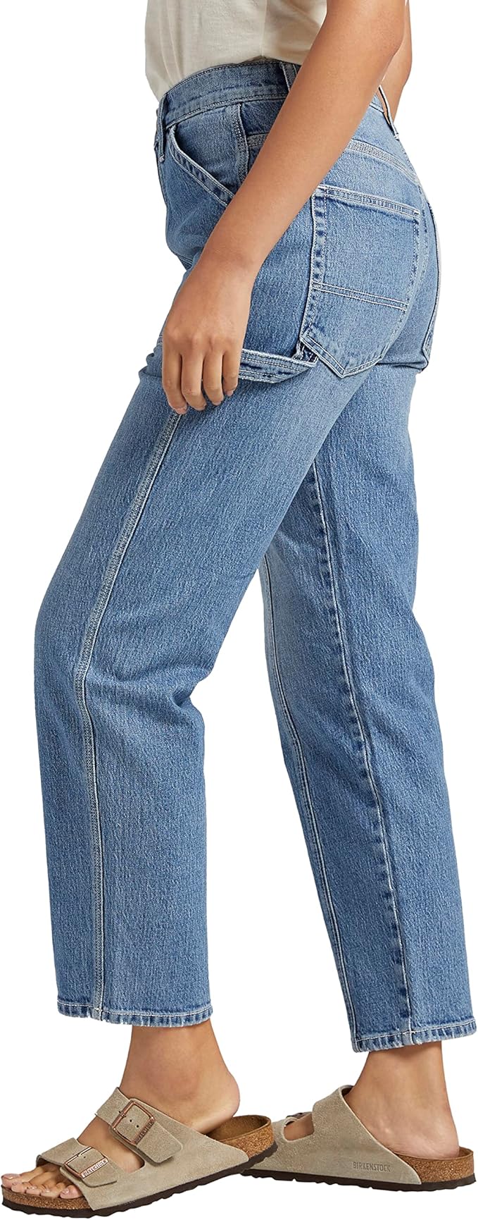 Women's High Rise Straight Leg Carpenter Jeans L28462RCS224