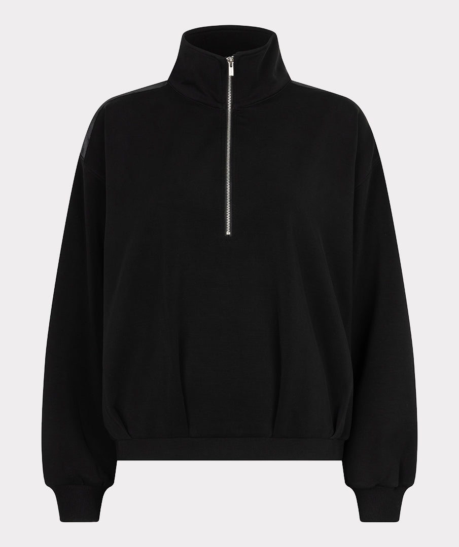 1/4 Zip Pullover Black F25.05503