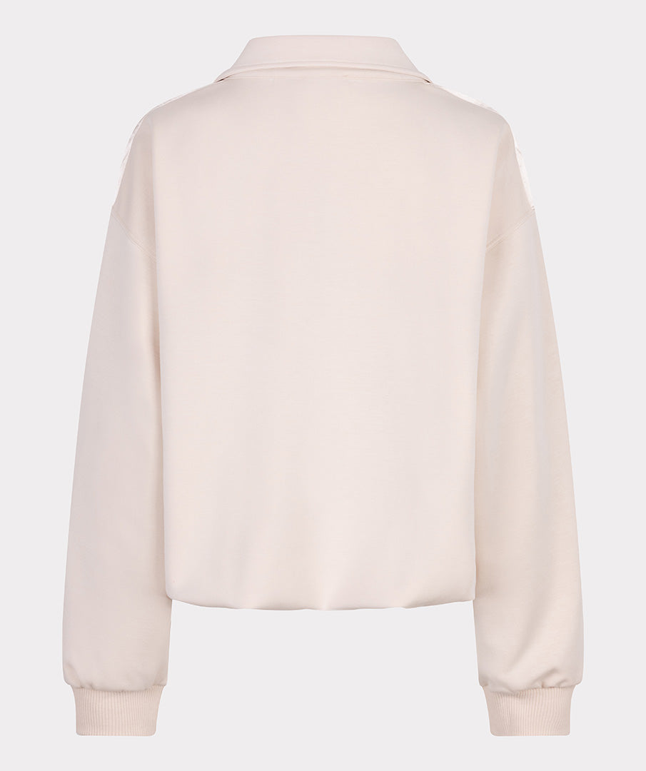 1/4 Zip Pullover Natural F25.05503
