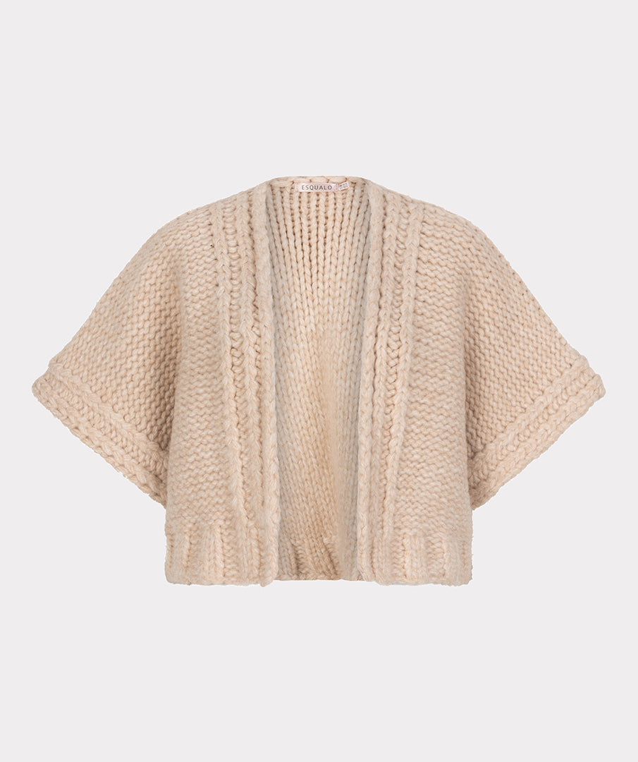 Sleeveless Cardigan Beige F25.07500