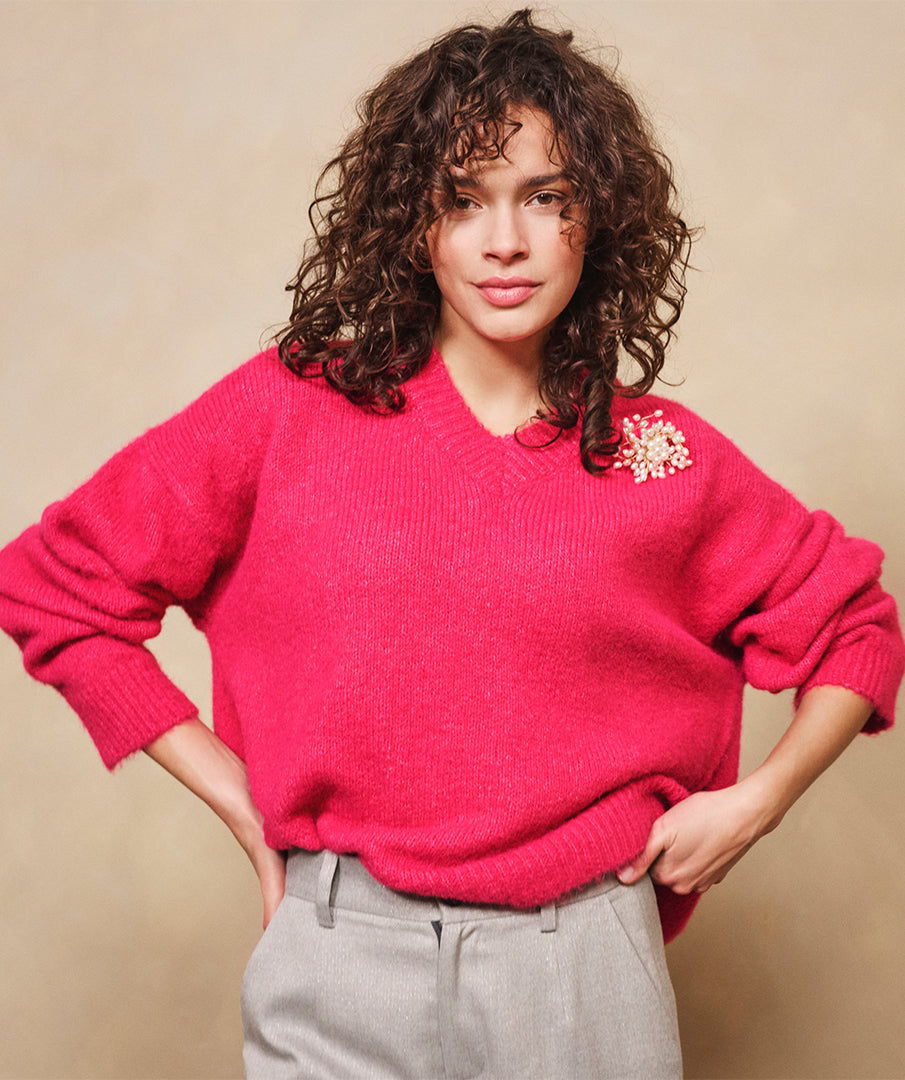 Sweater with Brooch F25.18501