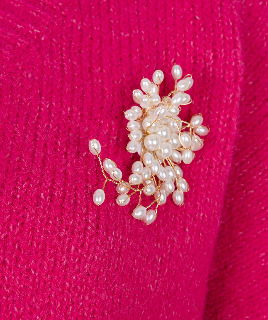 Sweater with Brooch F25.18501