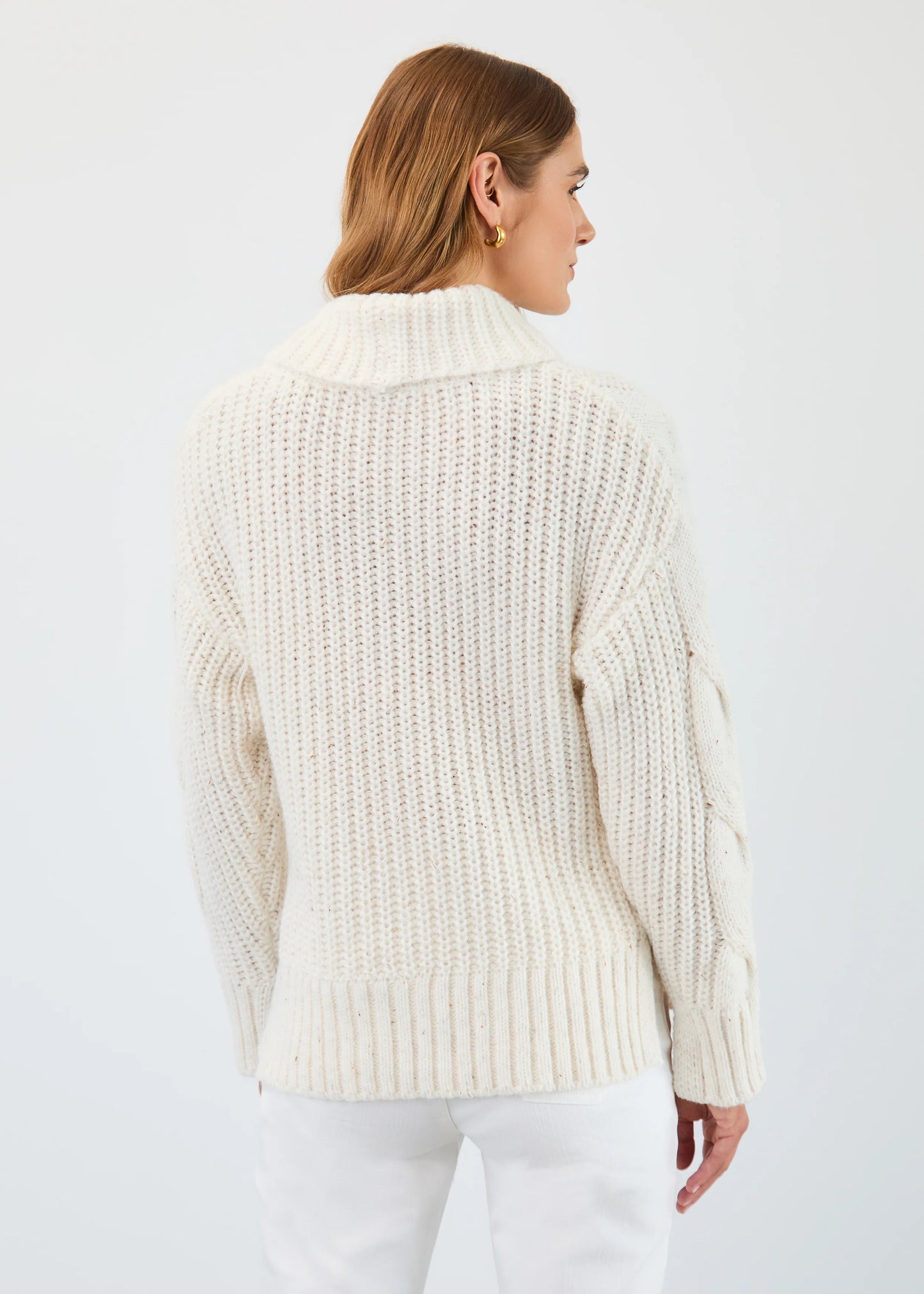 Cable Cowl Neck Sweater 1205423