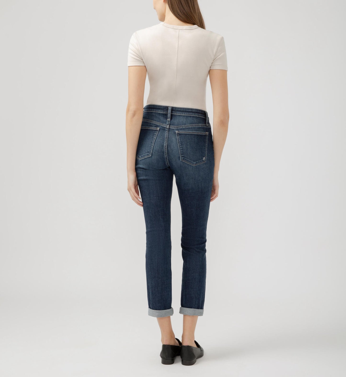 Beau High Rise Slim Leg Luxe Stretch Jeans L27348CVS393