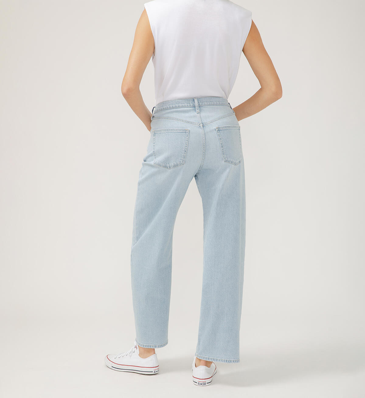 Be Easy Straight Leg Drawstring Jeans L28469ADM194