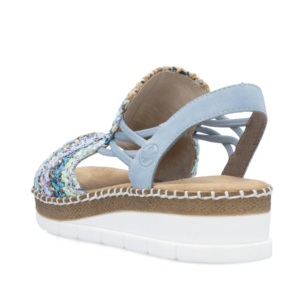 Rieker Multi Blue Sandal V1241-91
