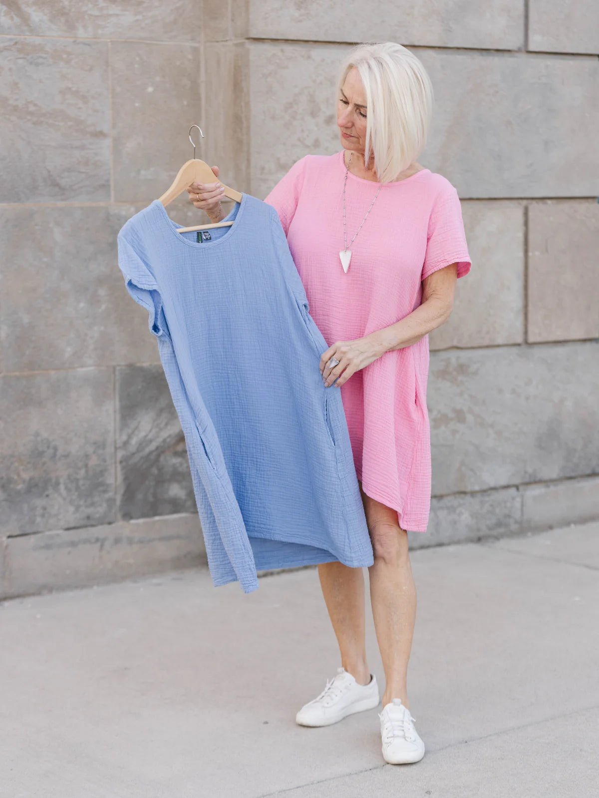 Layla Dress Vista Blue 918