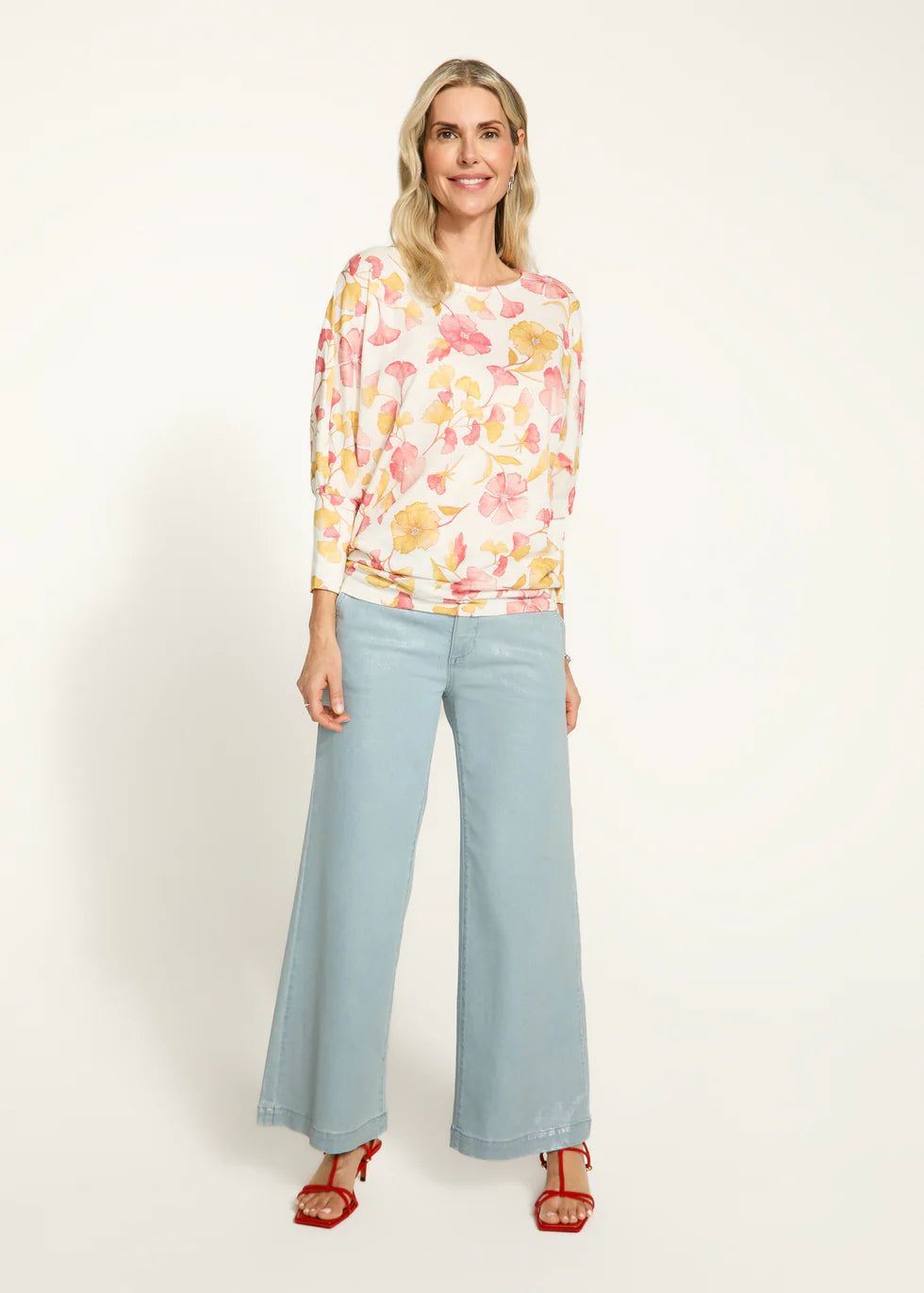 Printed Batwing Top, Canopy Floral - 3099476