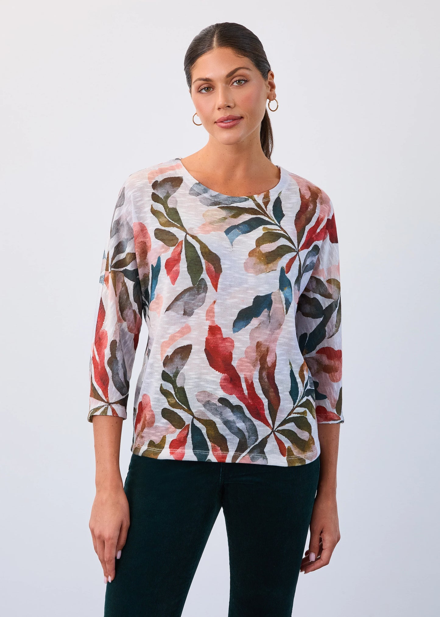 Loose Fit Dolman Sleeve Top 3411955