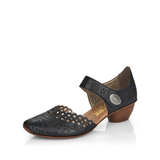 Black Rieker Pumps