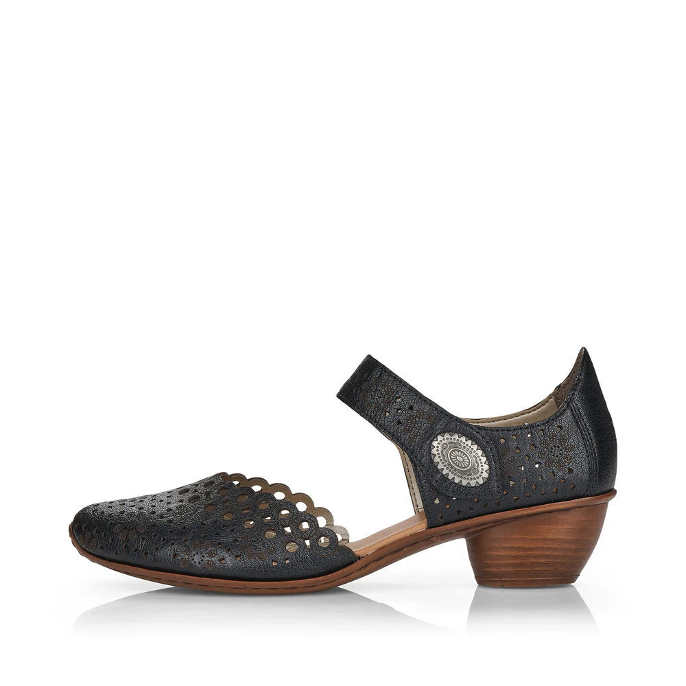 Black Rieker Pumps
