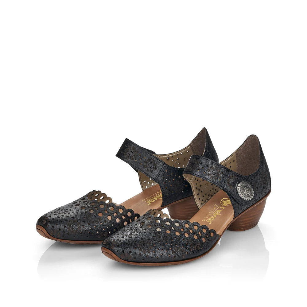 Black Rieker Pumps