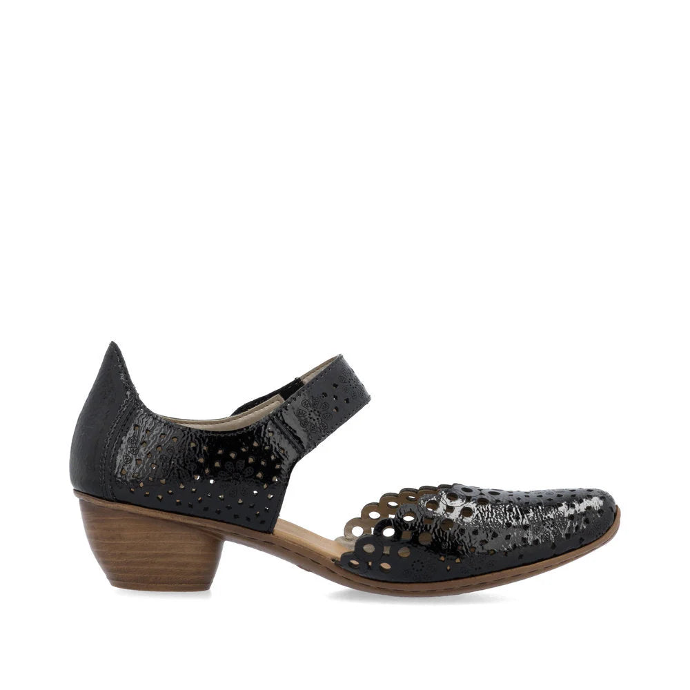 Black Rieker Pumps