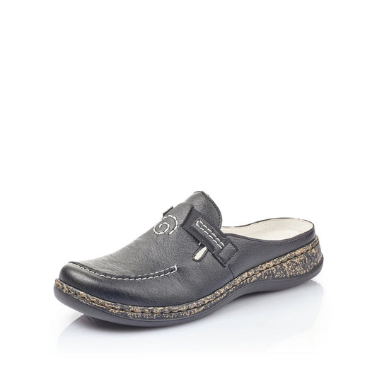 Black Rieker Clog