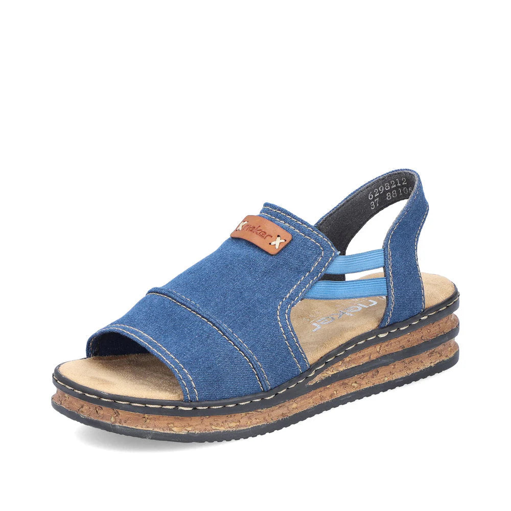 Rieker Blue Sandal 62982-12