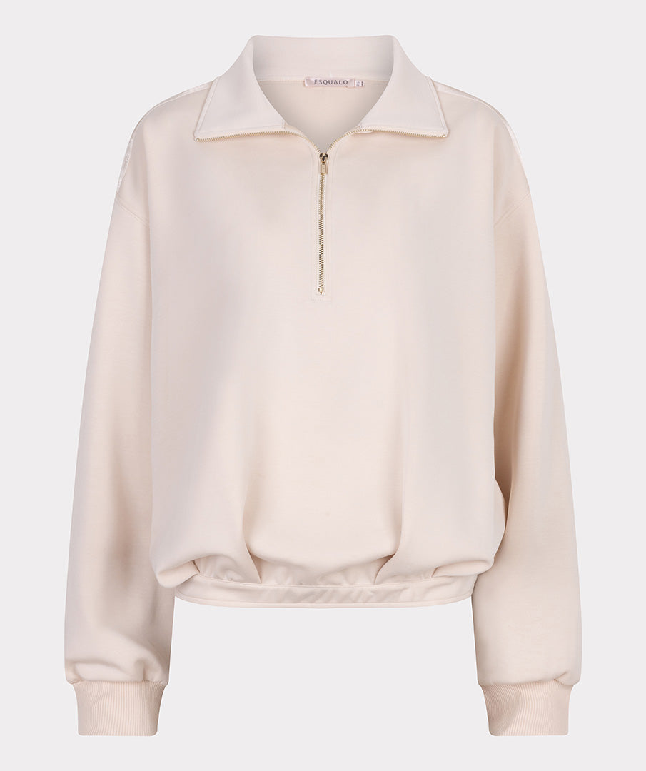 1/4 Zip Pullover Natural F25.05503