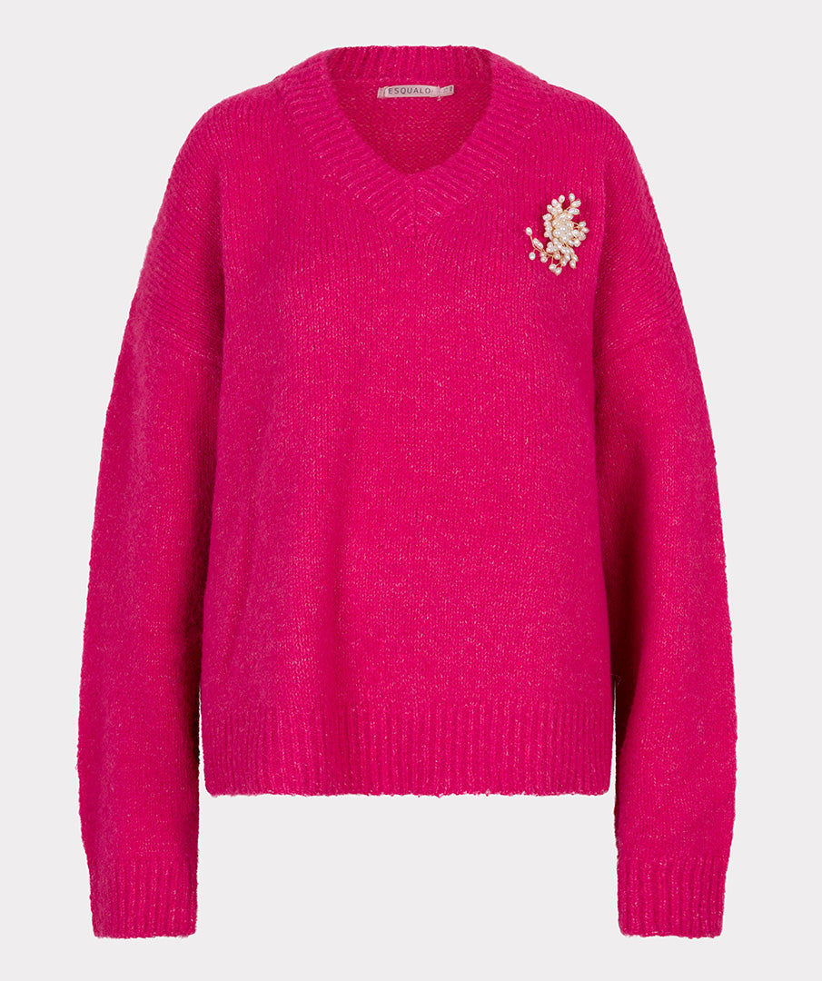 Sweater with Brooch F25.18501