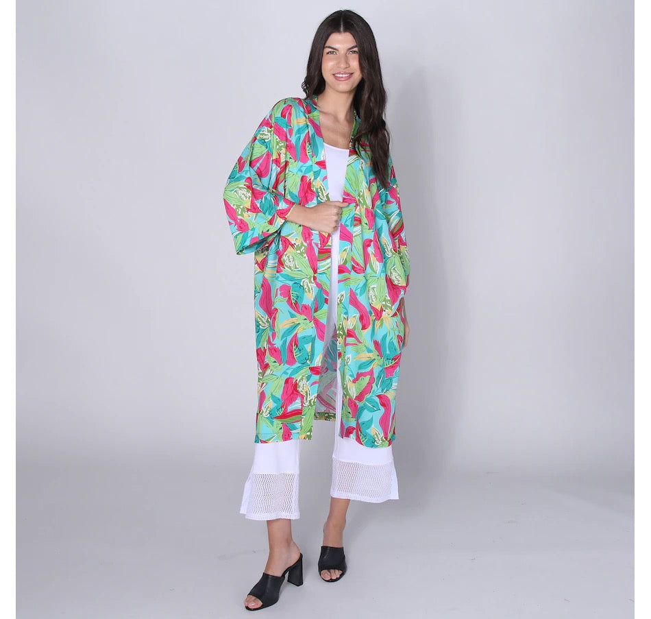 Adley Kimono Cardigan Pink Lily 375