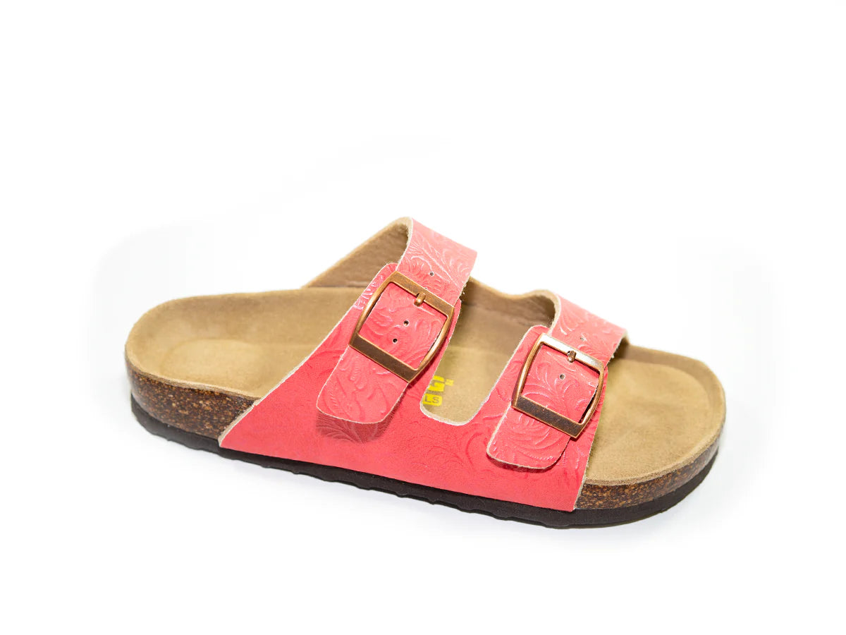 Viking Sandal Chatham Crimson Emboss