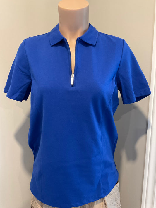 Renuar Zip Polo R7764-58E-Blue