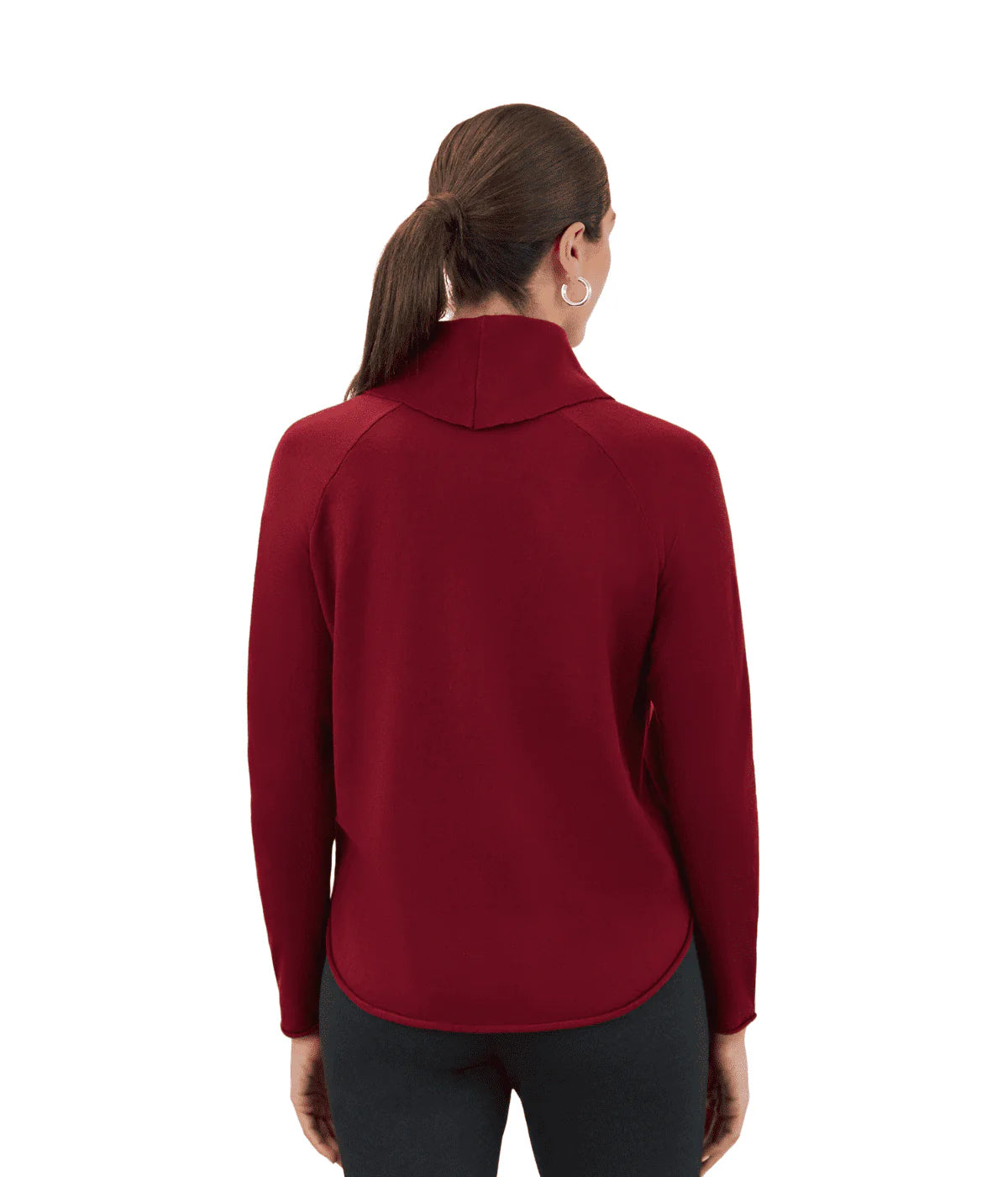 Cowl Neck Sweater Scarlet 1492212