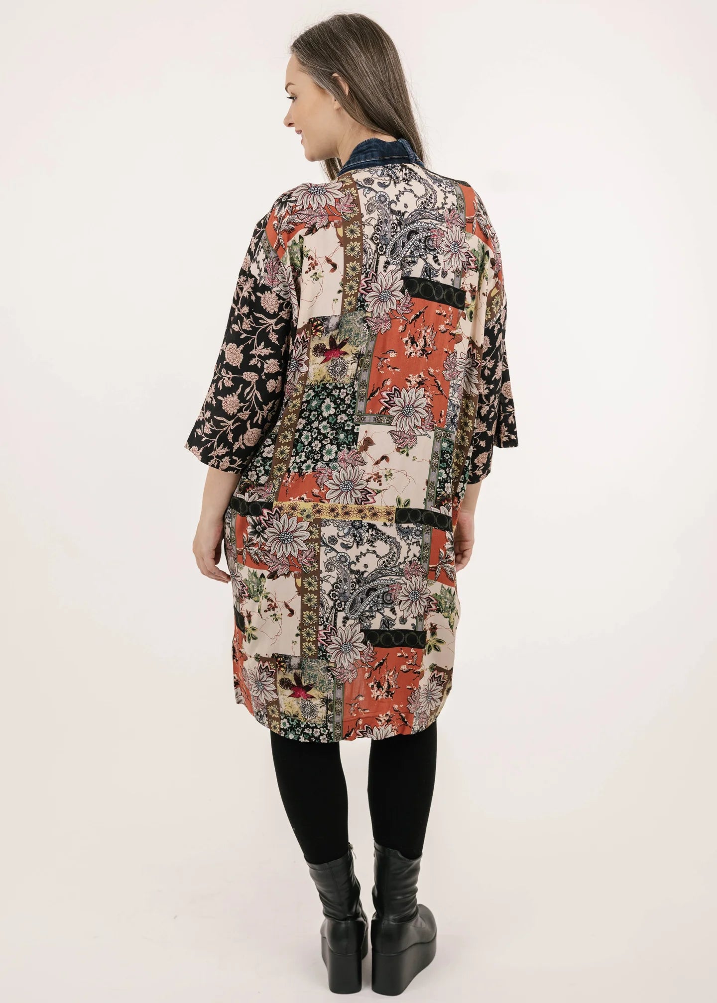 Janis Cardigan Rust Mix 5211