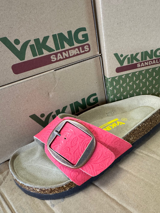 Viking Louise Sandal Crimson Emboss V56522