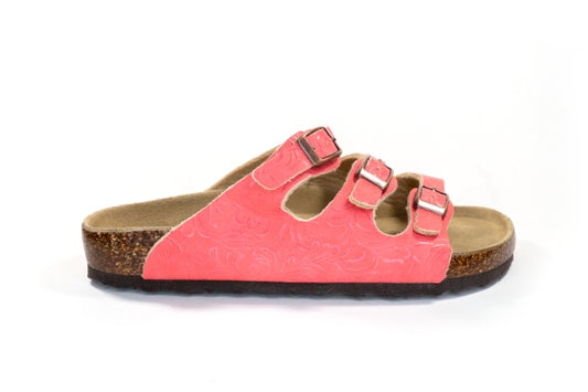 Viking Sandal Banff Crimson Emboss V722