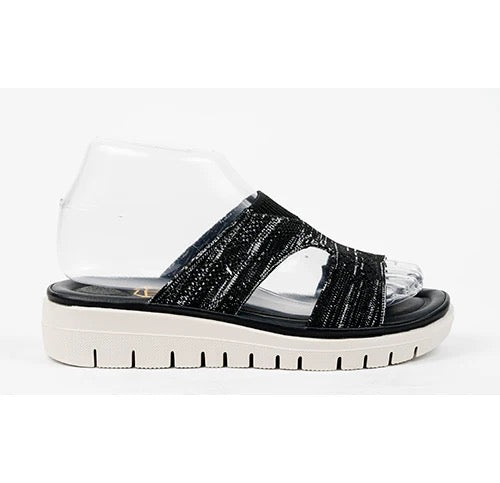 Little Empresses Black Sandal BZI-2