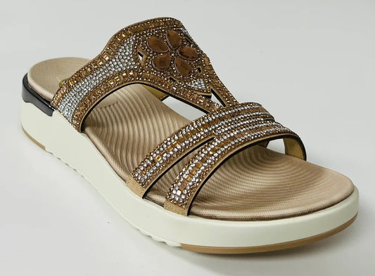 Little Empresses Gold Sandal BZI-3
