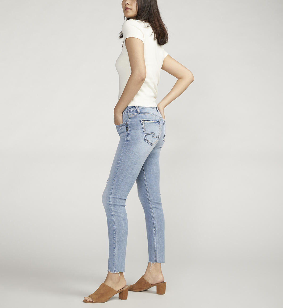 Elyse Comfort Fit Mid Rise Skinny Leg Jeans L03116Ecf285