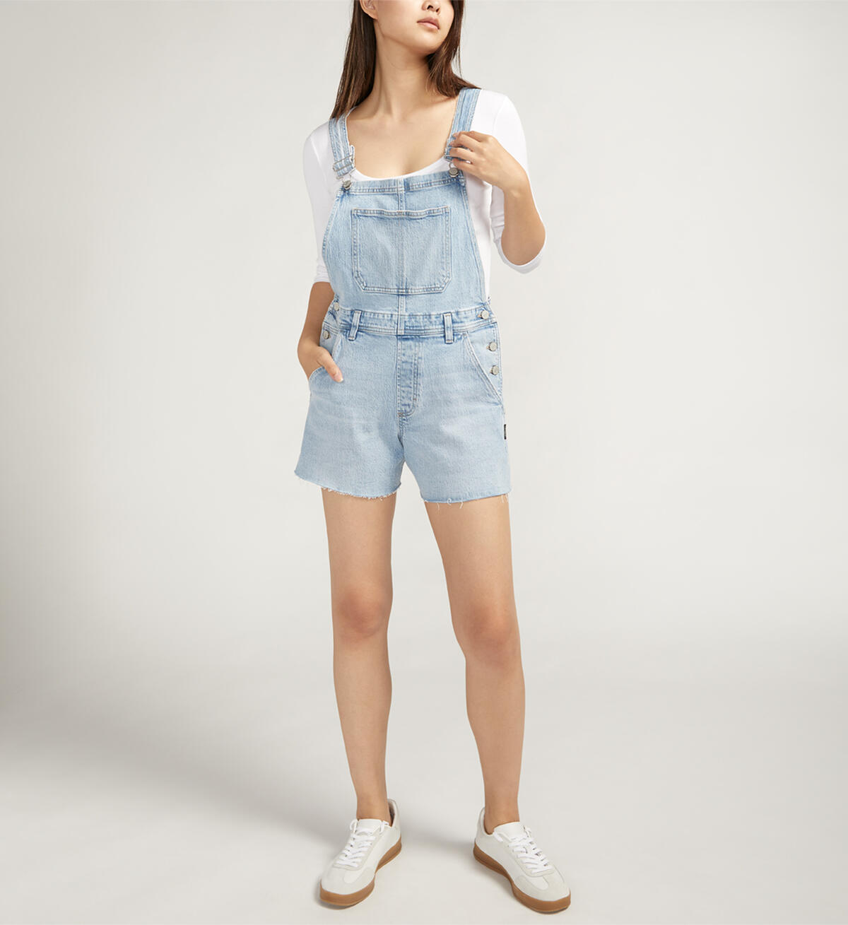 Relaxed Short Overalls