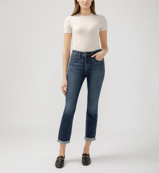Beau High Rise Slim Leg Luxe Stretch Jeans L27348CVS393