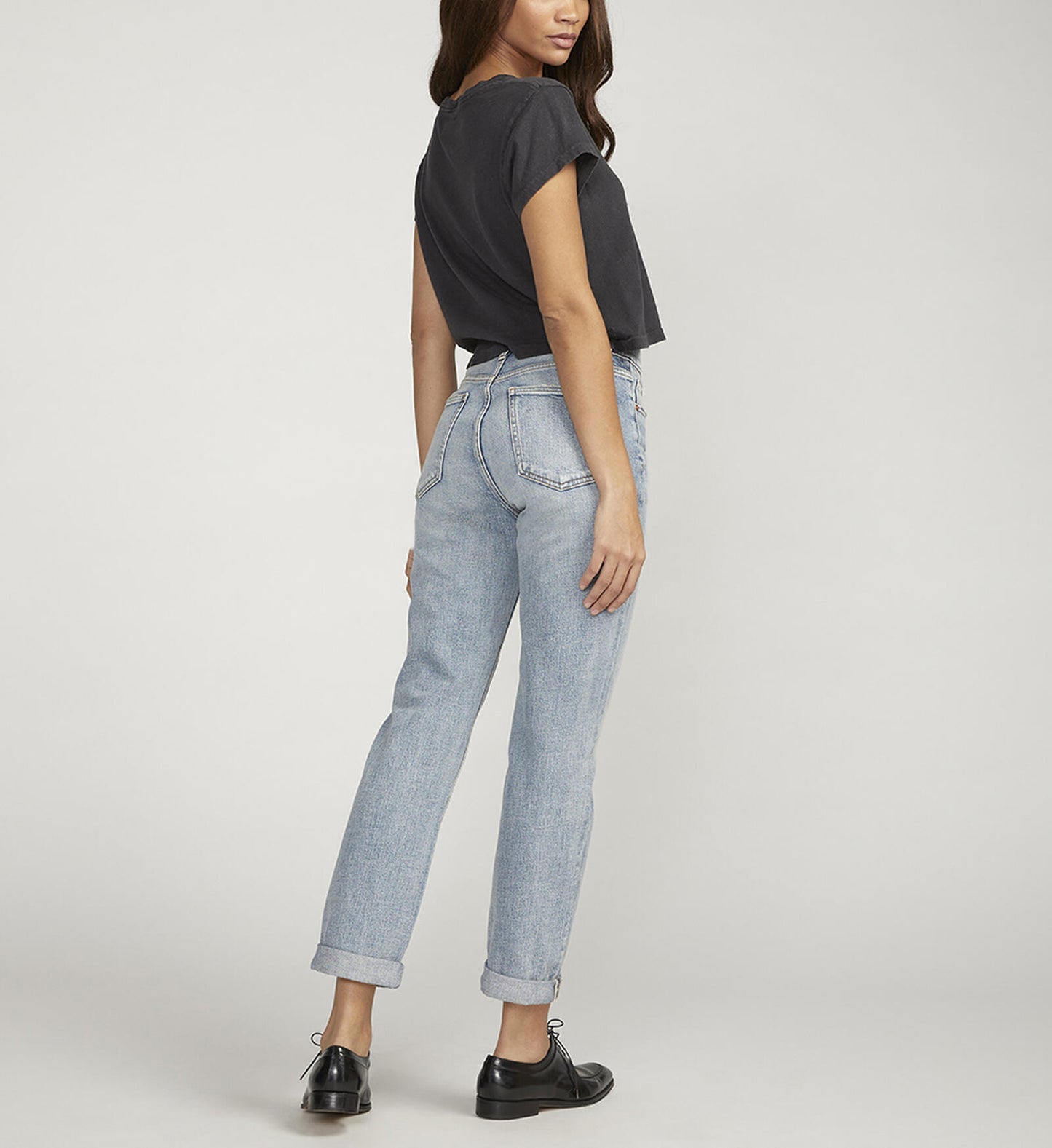 90S Boyfriend High Rise Straight Leg Jeans L28355RCS235