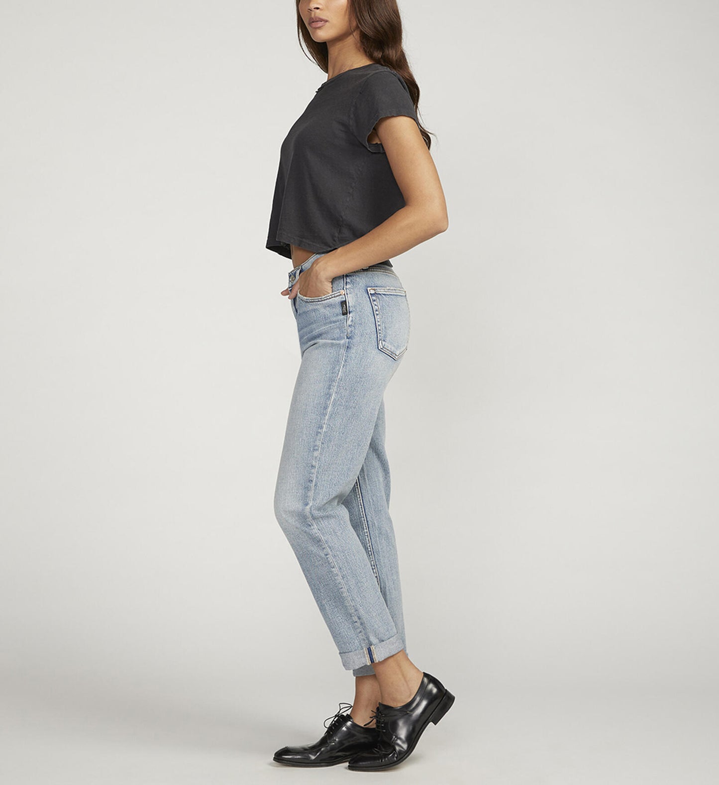 90S Boyfriend High Rise Straight Leg Jeans L28355RCS235