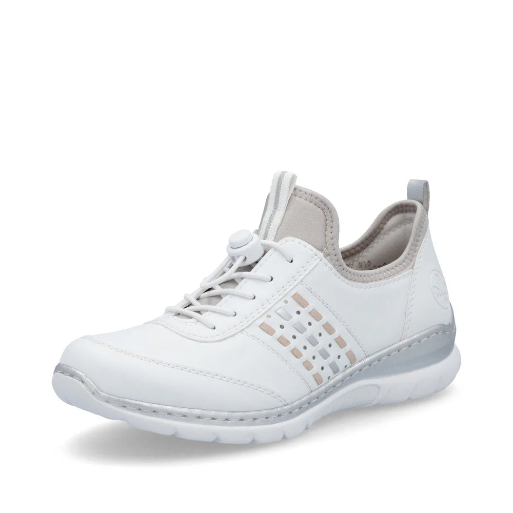 Rieker White Shoe L3259-80