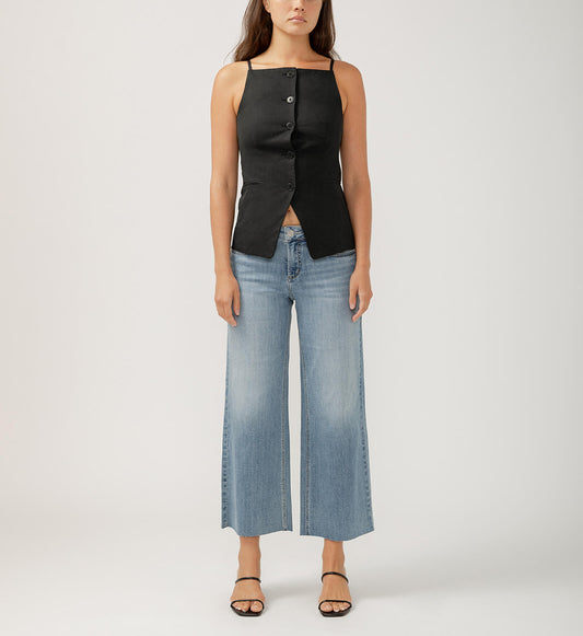 Suki Mid Rise Wide Leg Luxe Stretch Jeans L93931CVS263