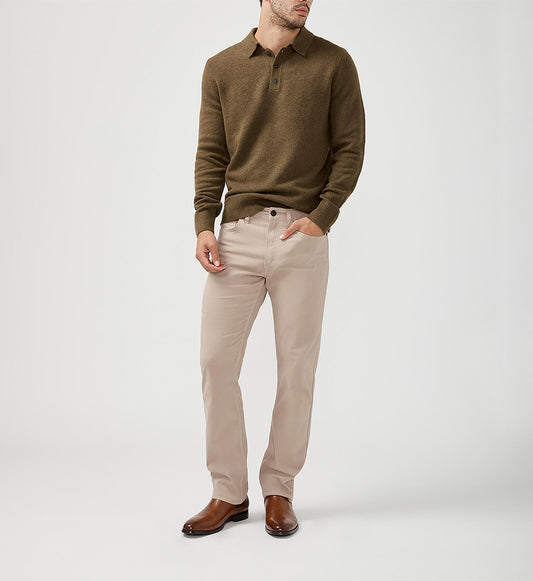 Machray Athletic Fit Straight Leg Pants Khaki M63410LBS659