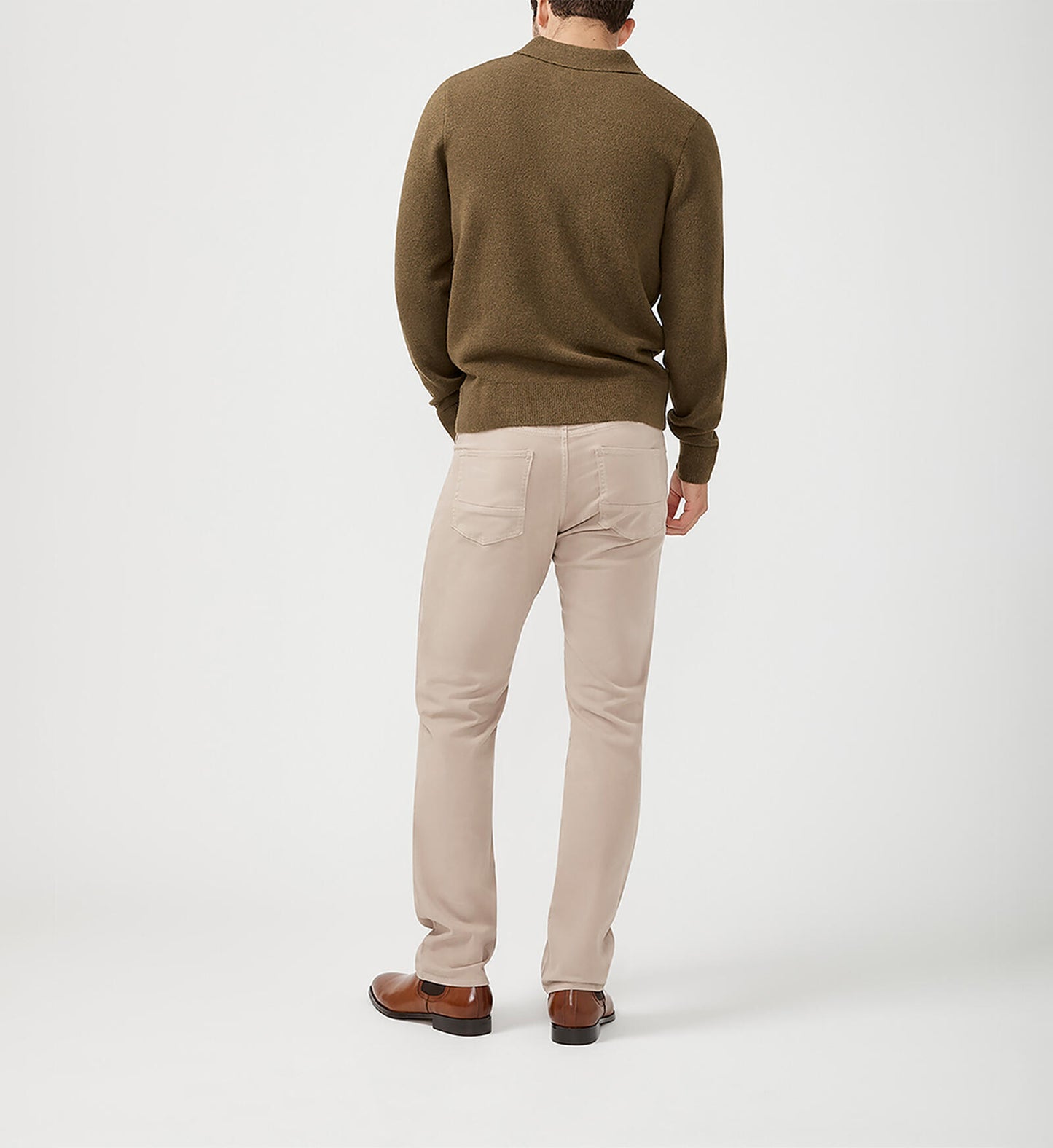 Machray Athletic Fit Straight Leg Pants Khaki M63410LBS659