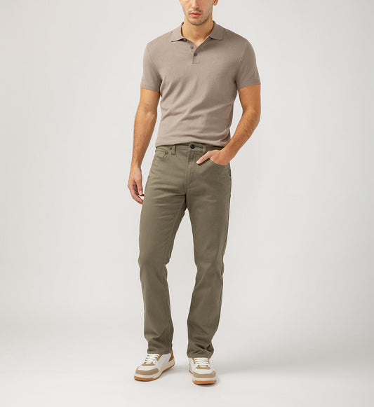 Machray Athletic Fit Straight Leg Pants Olive M63410LBS659