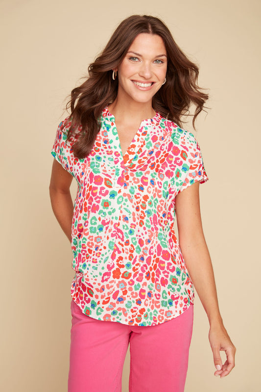Renuar Multi Print Blouse