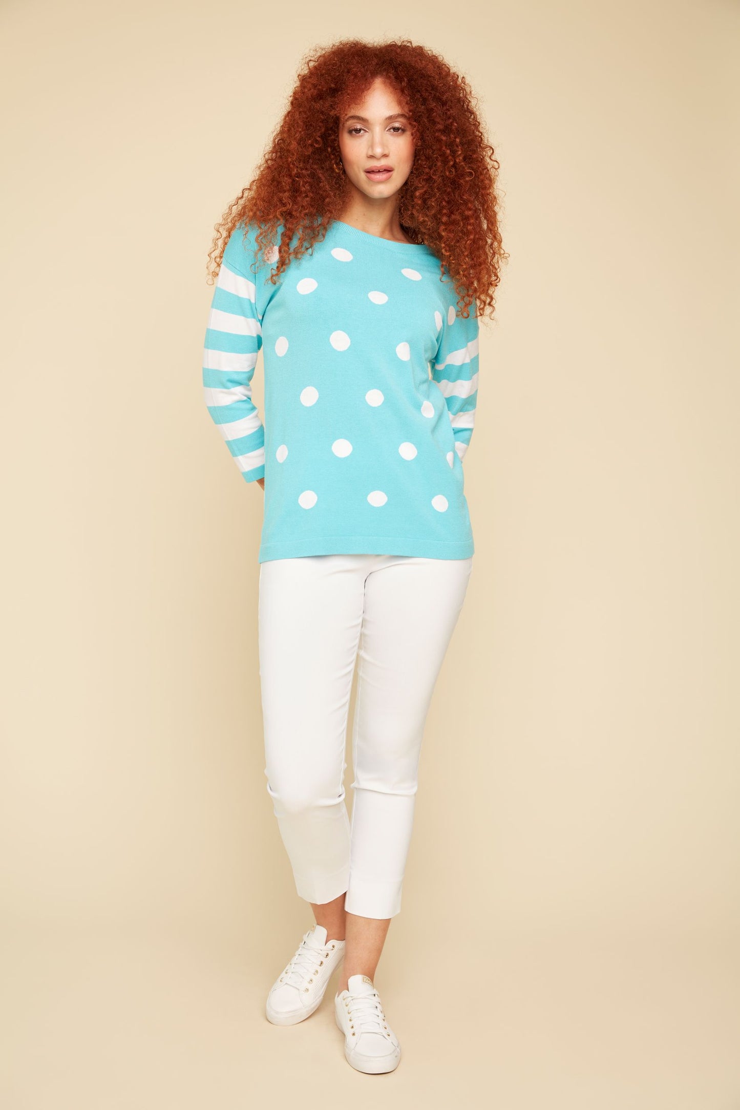 Renuar Dot & Stripe Sweater