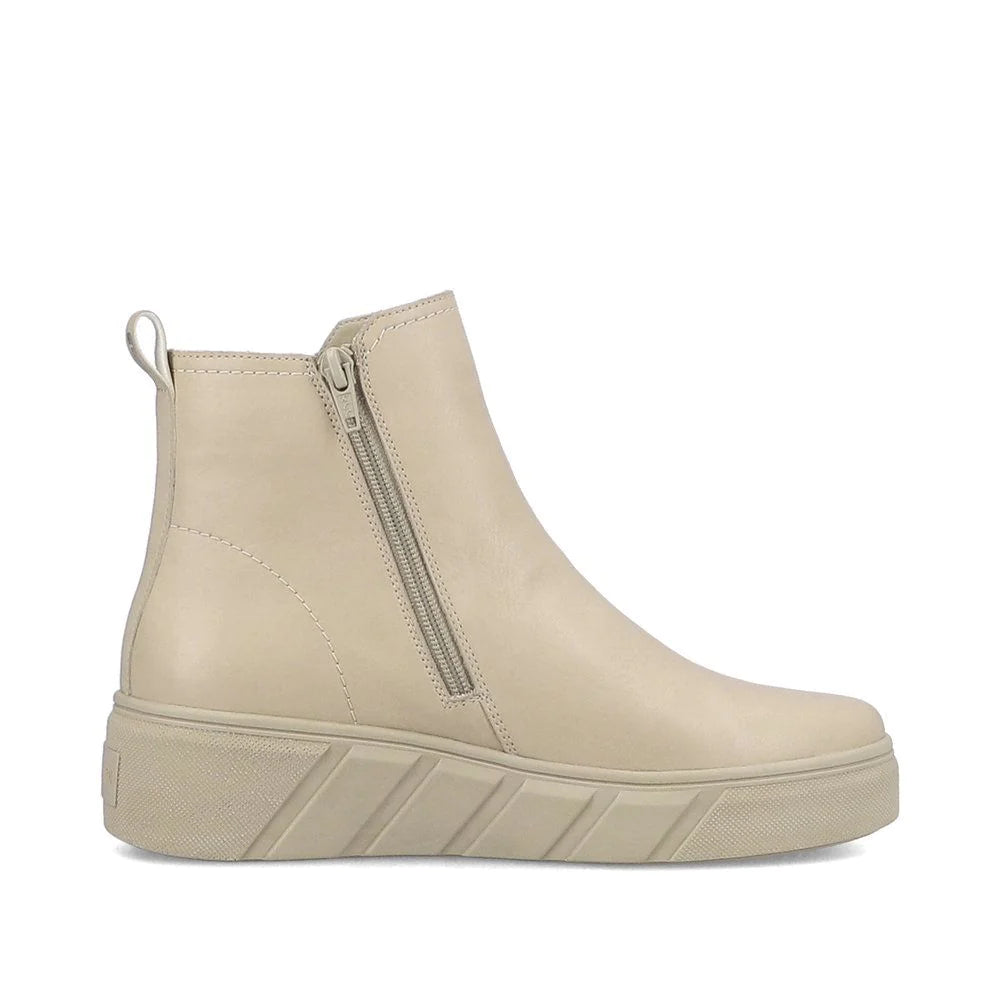 Beige Rieker Ankle Boot - W0562-62