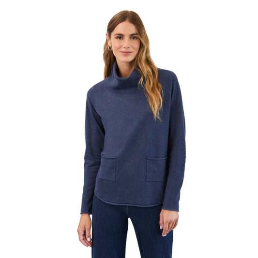 Cowl Neck Sweater Deep Indigo 1492212