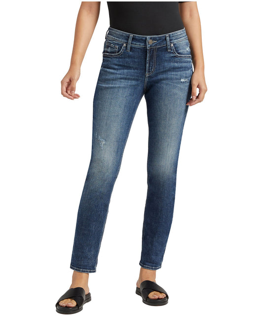 Elyse Mid Rise Straight Leg Jeans L03403EAE319