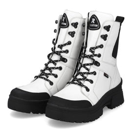 Rieker White Waterproof Boots - W0374-80