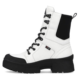 Rieker White Waterproof Boots - W0374-80